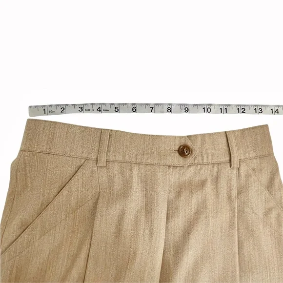 ESCADA Tan Beige Wool 2 Piece Suit Women's Size 38 - Picture 12 of 14